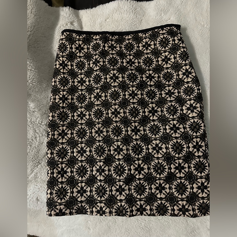 Max Studio Jacquard Skirt Size 4